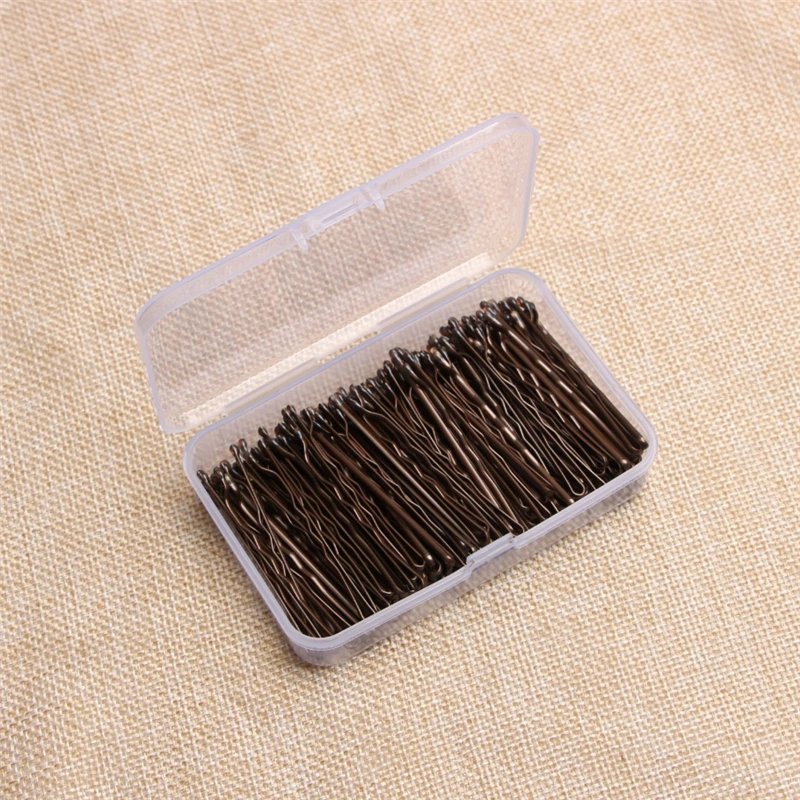 50/100/150PC Schwarz Haarnadeln Für Frauen Haar Clip Dame Bobby Pins Unsichtbare Welle Hairgrip Haarspange Haarspange haar Clips Zubehör – Detail 16