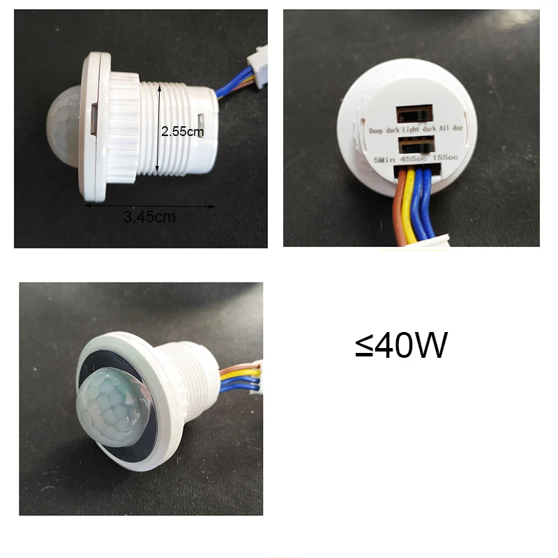 Automatic Lamp Photocell Light Controller Photoswitch PIR Sensor Detector Switch Sound 220v Home Improvement Outdoor Lighting