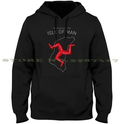 Isle Of Man Race Streetwear Sport Hoodie Sweatshirt Isle Of Man Road Race Race Racer Racing Motorcycle Race Trophy Tourist