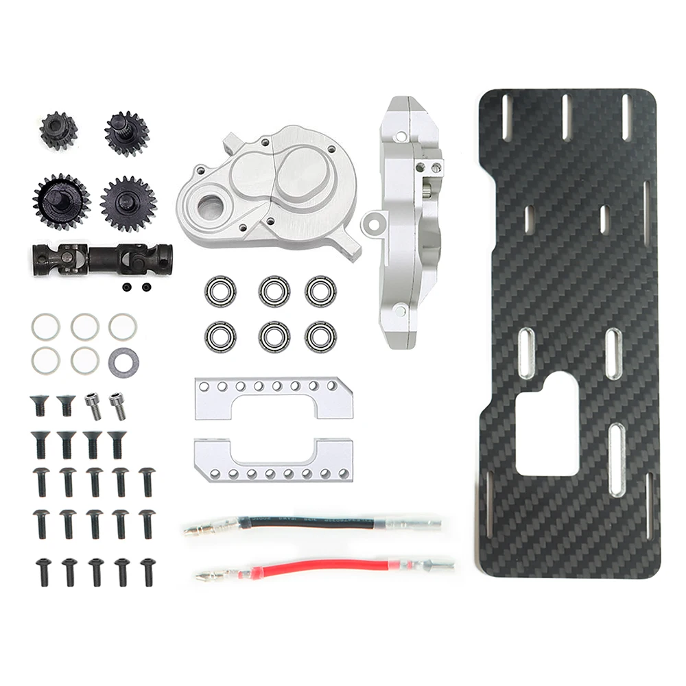 1/10 RC TRX-4 Accessories Front Motor Gearbox Kit for 1:10 Traxxas TRX4 RC Car Parts Model Defender Bronco Ford Upgrade