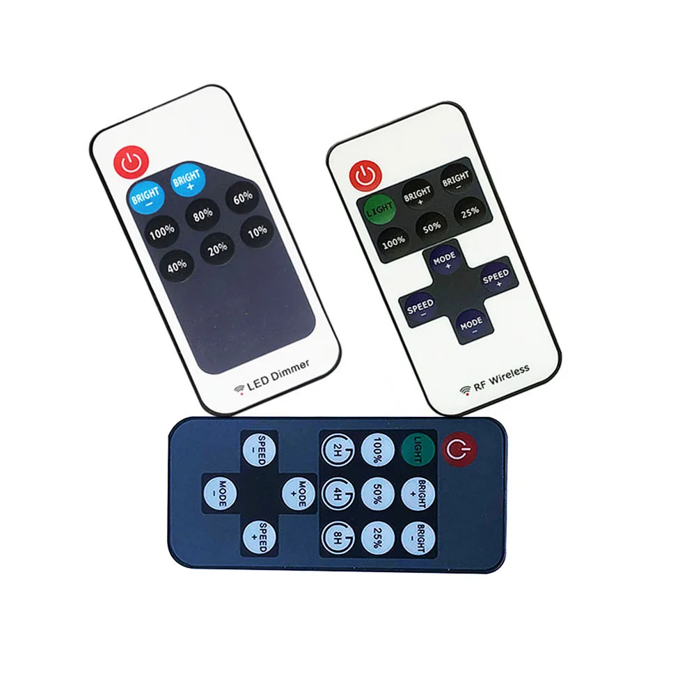 9Key/11Key/14Key Controller SingIe Color Led ControIIer With Led Remote Dimmer For 5050 3528 2835  Led Strip DC5-24V