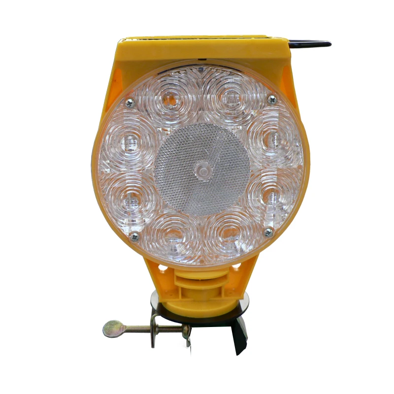 Double Type Powered Solar LED Warning Light Rechargerable Light Control Road Barrier Flash Safety Road Construction Warning Lamp