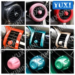 Car Air Outlet Decorative Ring Air-Conditioning Switch Knob Cover For BMW MINI ONE Cooper S F55 F56 F57 Car Styling Accessories
