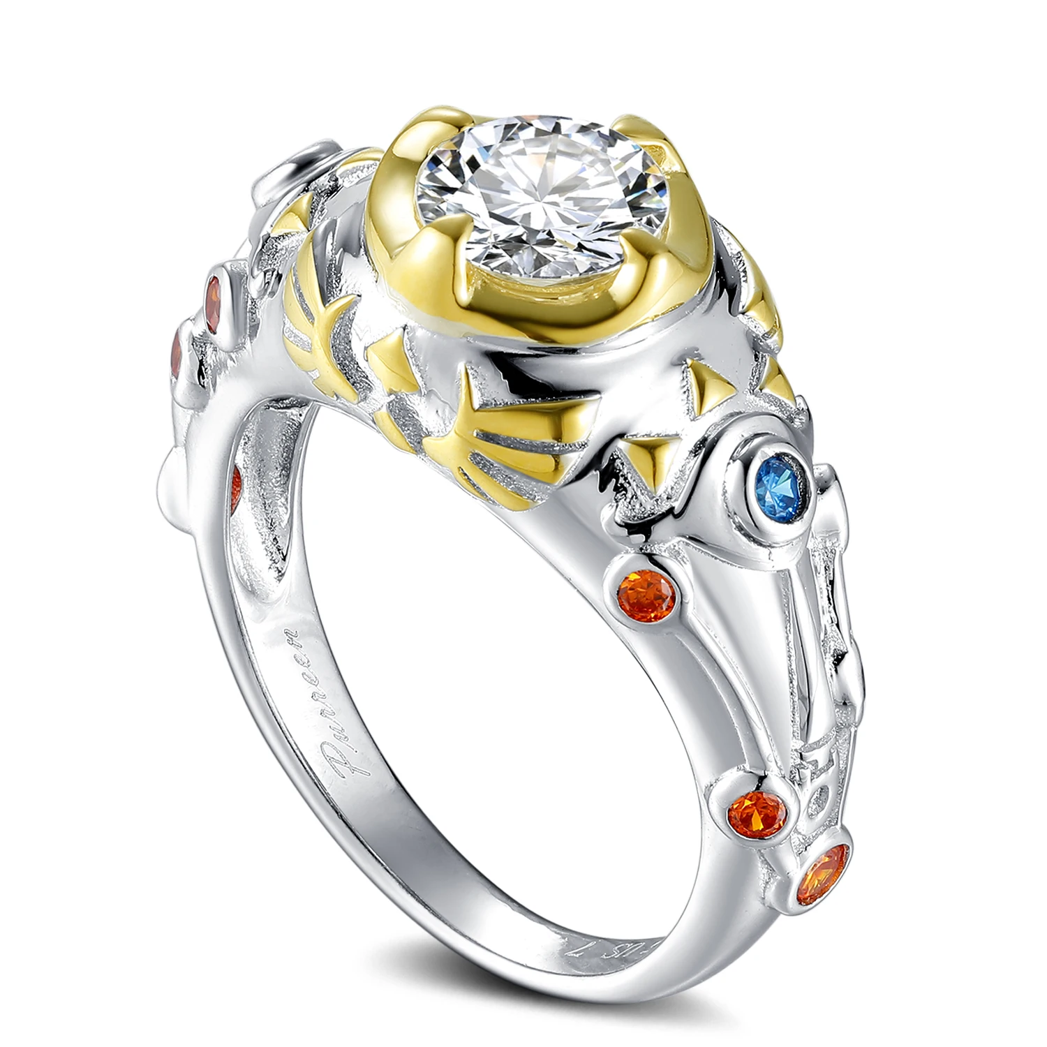 anillo-de-compromiso-de-plata-de-ley-925-de-zelda-sheikah-slate-hylian-shield-breath-of-the-wild