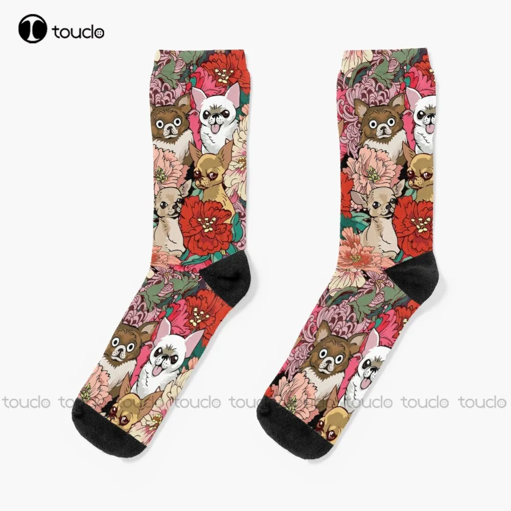 

Because Chihuahua Socks Ankle Socks Men Christmas New Year Gift 360° Digital Print Personalized Custom Hd High Quality Women Men