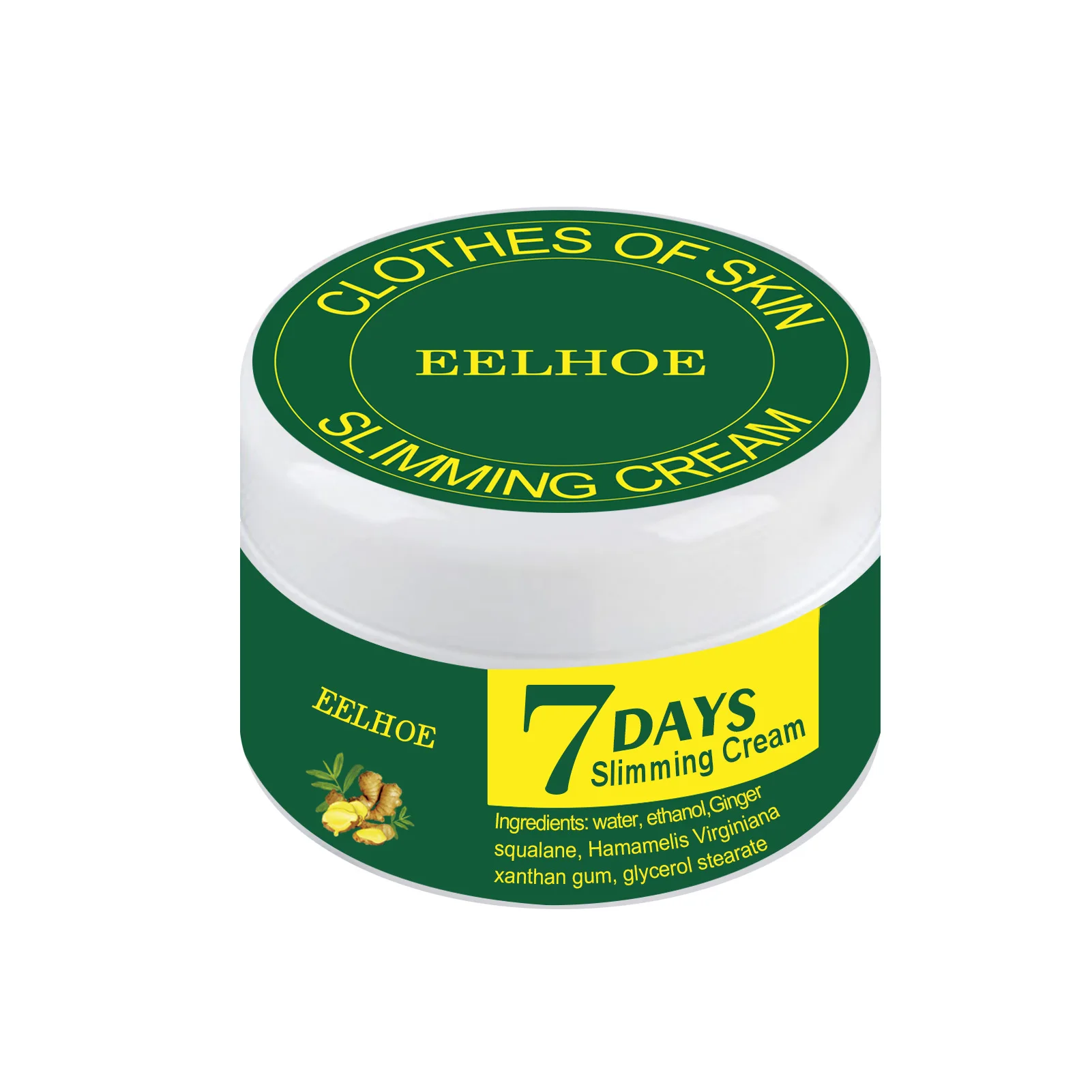 

10g/20g/30g/50g EELHOE 7 DAYS Slimming Cream Ginger Sculpting and Firming Cream Free Shipping