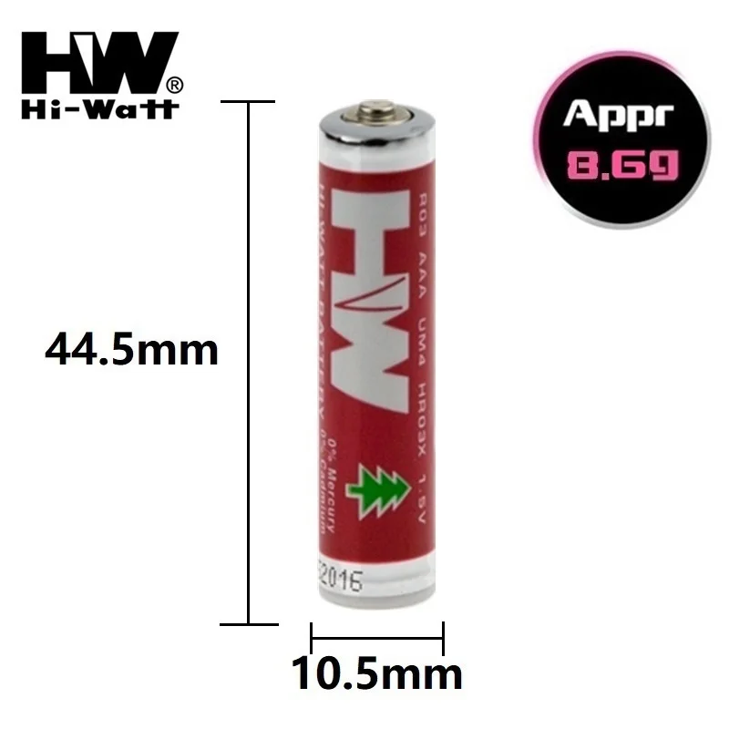 الأب مرحبا واط 555 بطارية AAA بطاريات 1.5V بطارية كربون- زنك R03P واحدة استخدام بطاريات للعب ساعة مضيا