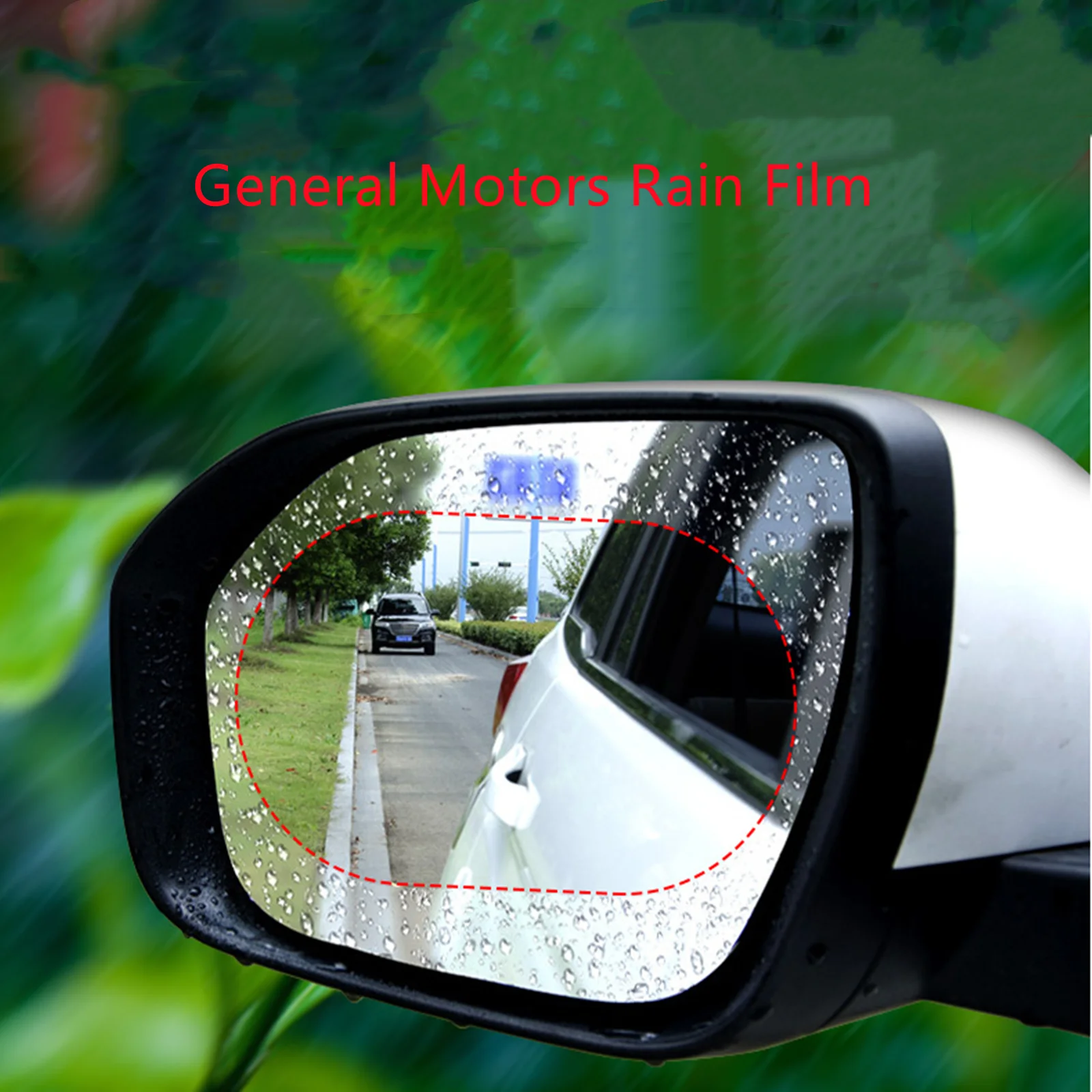 2 Pcs Car sticker Rainproof Film for Car Rearview Mirror Car Rearview Mirror Rain Film Clear sight in rainy days Car film