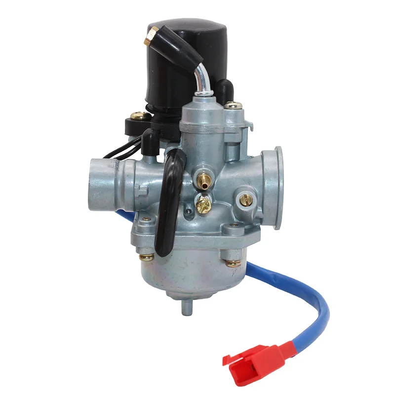 Motorcycle PZ19 19mm Carburetor with Electric Choke for Yamaha 2 Stroke 50cc 70cc 90cc Jog ATV Scooter Quad Go-kart Moped