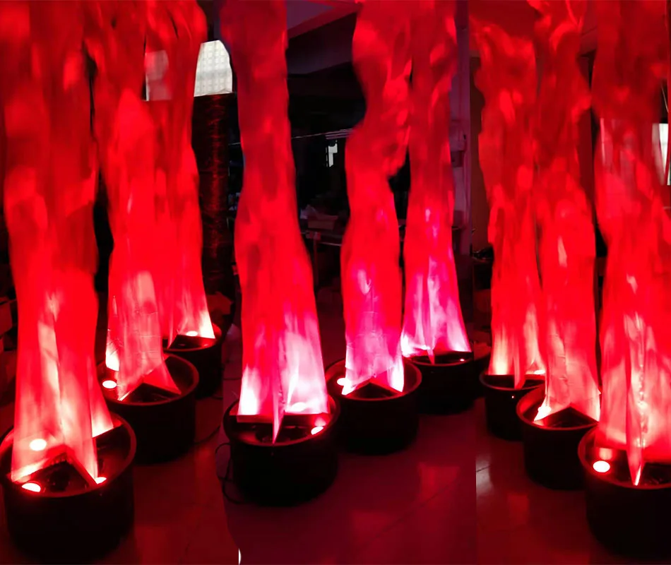 Stage simulation flame light projector stage effect 2M sprayer LED Halloween Christmas stage performance