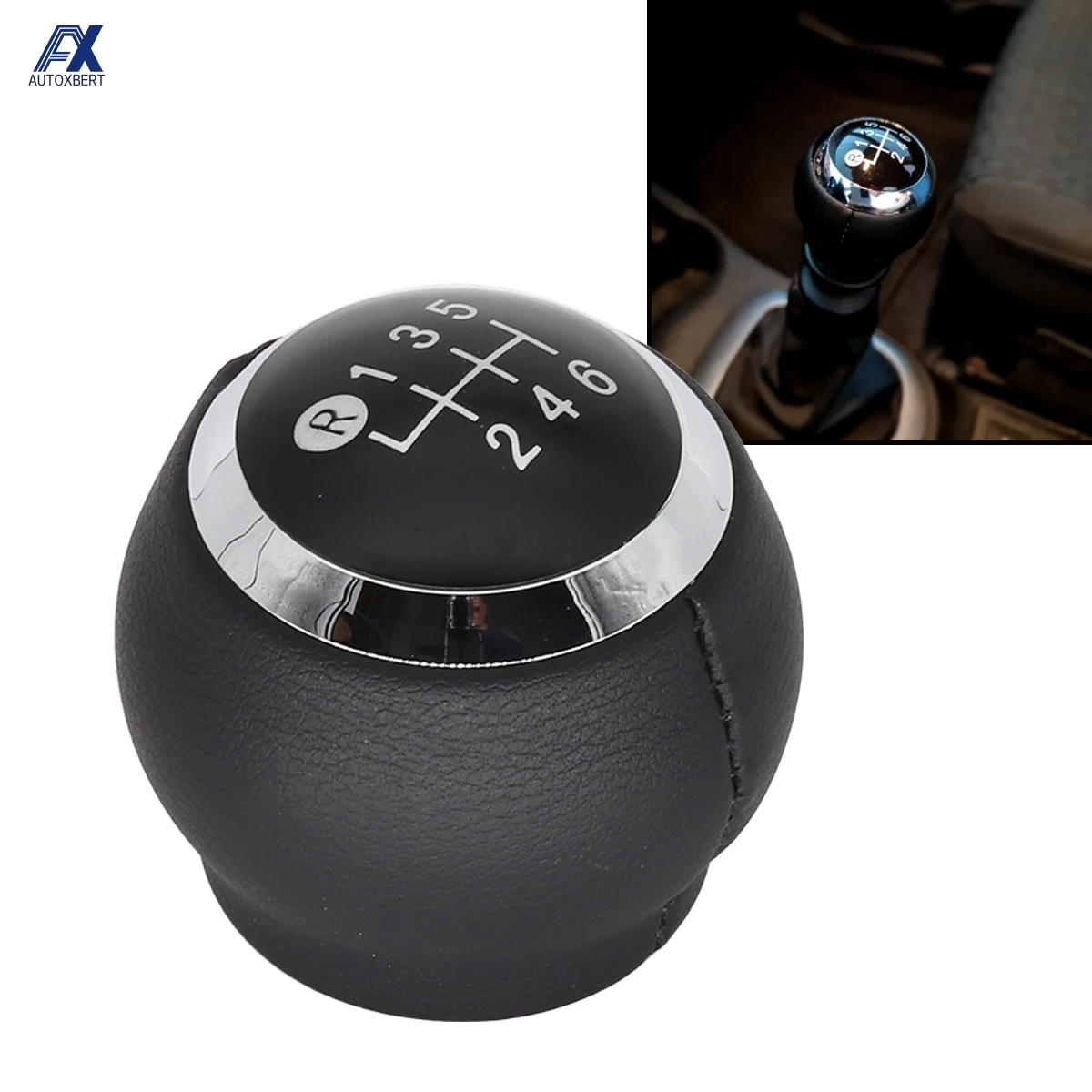 6 Speed Gear shift knob Stick Lever Pen shifter Handball For Toyota Corolla 2007-2013 Rav4 Avensis Yaris D4D Urban Pu Leather MT