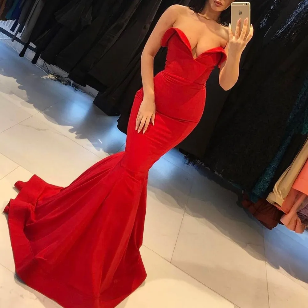 Gaun Malam Prom Vestidos De Gala Gaun Formal Pesta Gala Mewah Wanita Elegan Ukuran Kustom 2022 Seksi Sweetheart Putri Duyung