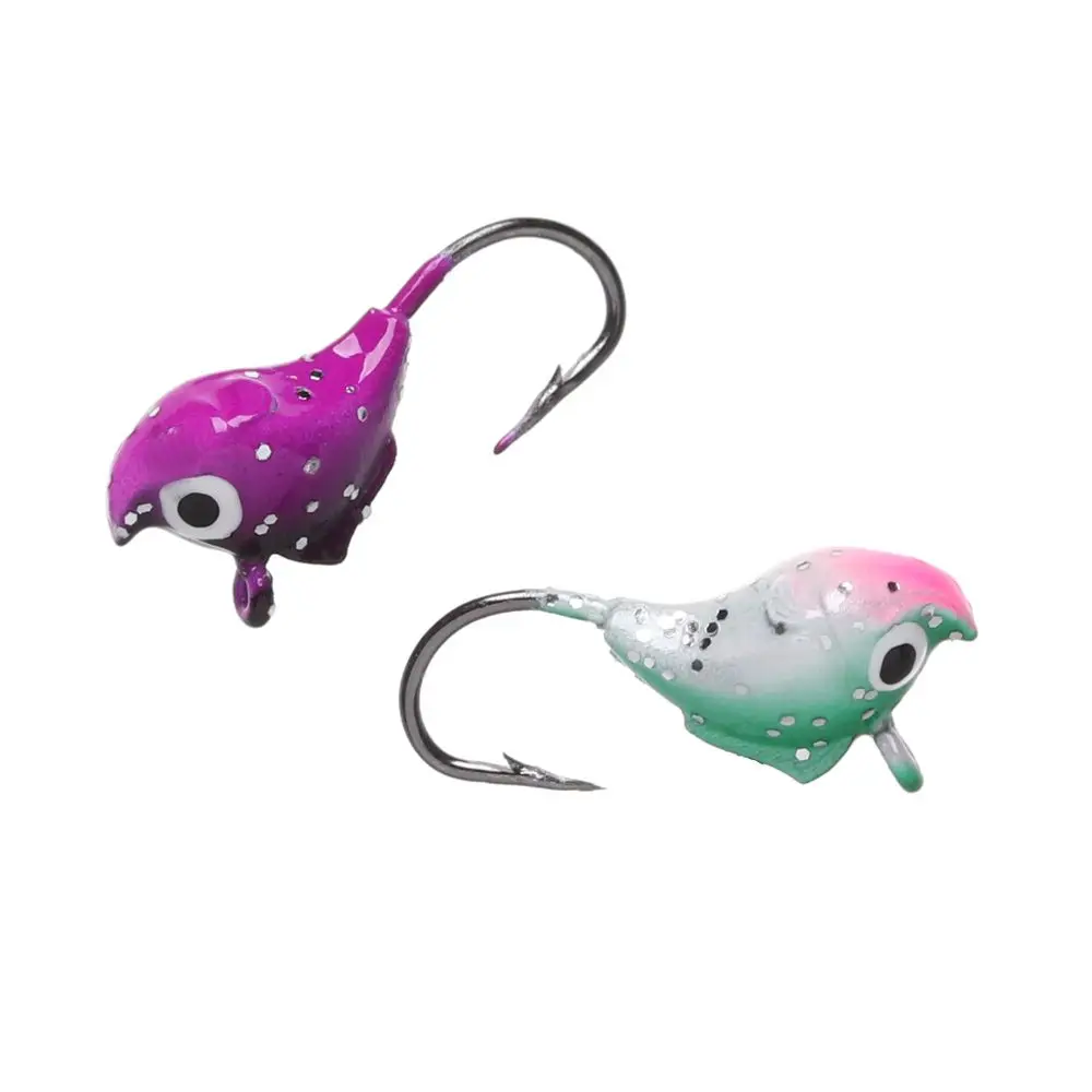 0.7g 1.1g 1.8g Walleye Balancer Ants Shaped Lead Hard Hook Winter Ice Fishing Lure AD-Sharp