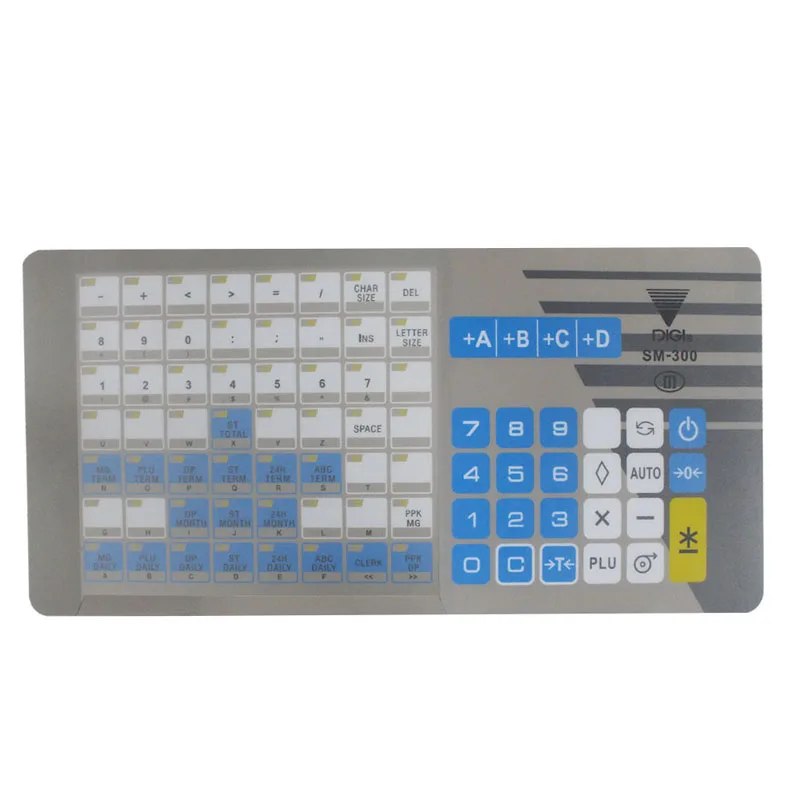 5pcs/lot New English Version Keyboard Film For DIGI SM300 SM-300 Retail Electronic Scale