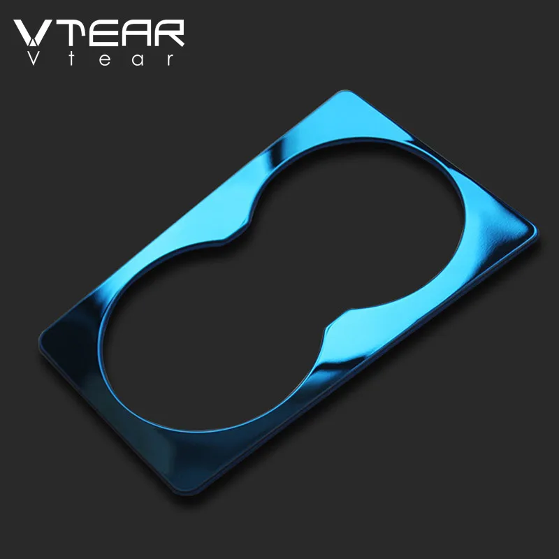 Vtear For Geely Atlas Emgrand NL-3 Proton X70 car cup holder frame cover center console cup slot protect trim accessories 2019