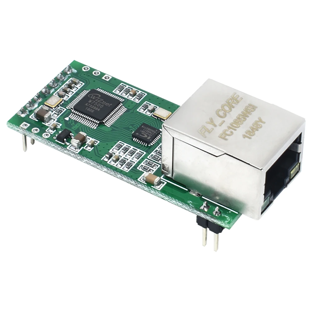 FS100P USR-TCP232-T2 Tiny Serial Ethernet Converter Module Serial UART TTL to Ethernet TCPIP Module Support DHCP and DNS