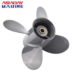 Honda Stern Propeller, 8 PS, 9,9 PS, 10 PS, 15 PS, 20 PS, 9 1/4*10 Motorboot, 4 Klinge, Schraubenaluminium, 8 Spline Marine Motorteil 7 Hauptverkäufe Honda Stern Motor 20 PS 4 -maler Preis - №4