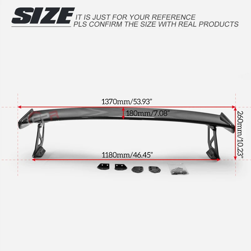 For Honda Civic 15-17 Typ-R FK2 M-type 5door Hatchback Carbon Fiber Rear Trunk Spoilers GT Spoiler Wings Lip Body Kits