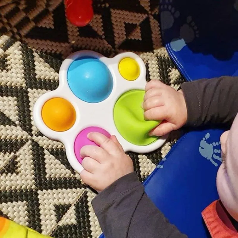 Jouets Montessori pour Bébé, Planche d'Exercice Colorée, Puzzle pour Intelligence Précoce et Entraînement Intensif, Jouets à Remuer