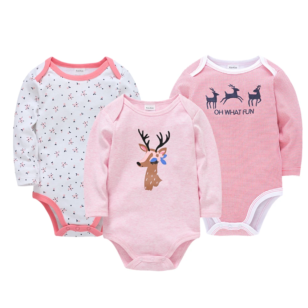 Newborn Baby Girl Bodysuit Long Sleeve 100%cotton Cute Cartoon Print Overalls 3M 6M 9M 12M 18M 24M Body bebe Clothing