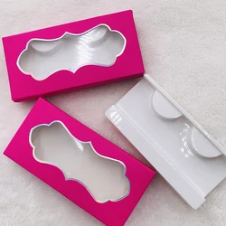 Box wholesale pink cloud lashes box custom private logo pretty packing free trays