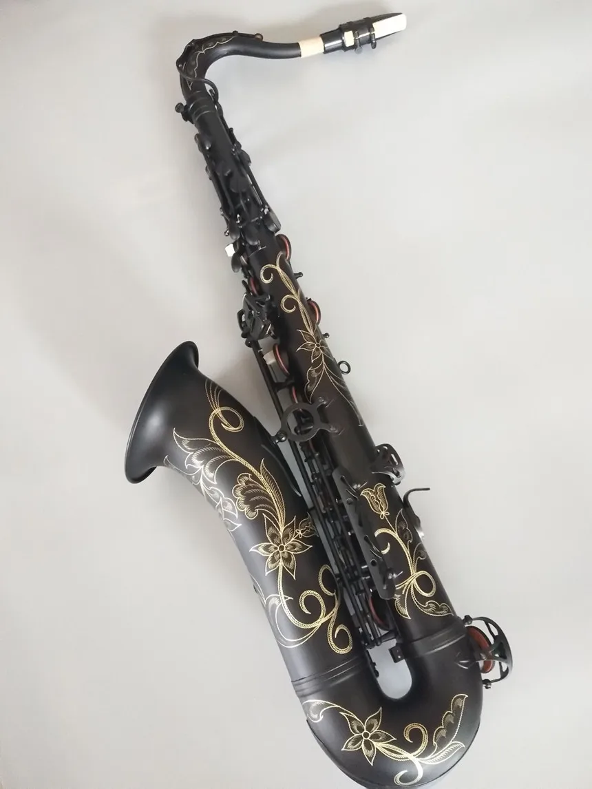 

2021NEW Tenor saxophone Japan Suzuki High-quality Matt Black Musical instrument professional playing Tenor Sax Free shipping