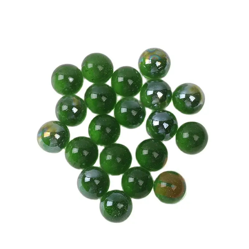 20PCS 16mm Glass Marbles Balls Clear Pinball Machine Charms Home Fish Tank Decoration Vase Aquarium Toys for Kids