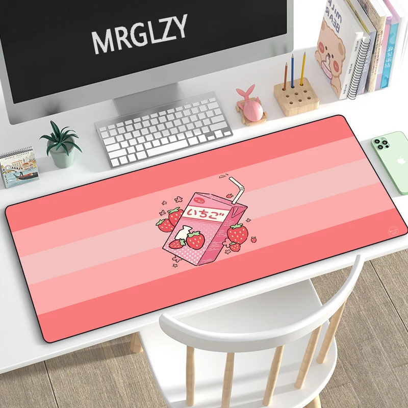 

Drop Shipping Kawaii Girly 400X800MM Mouse Pad Large Cute Mousepad Gaming Accessoroes Laptop Gamer Waterproof Keyboard Desk Mat