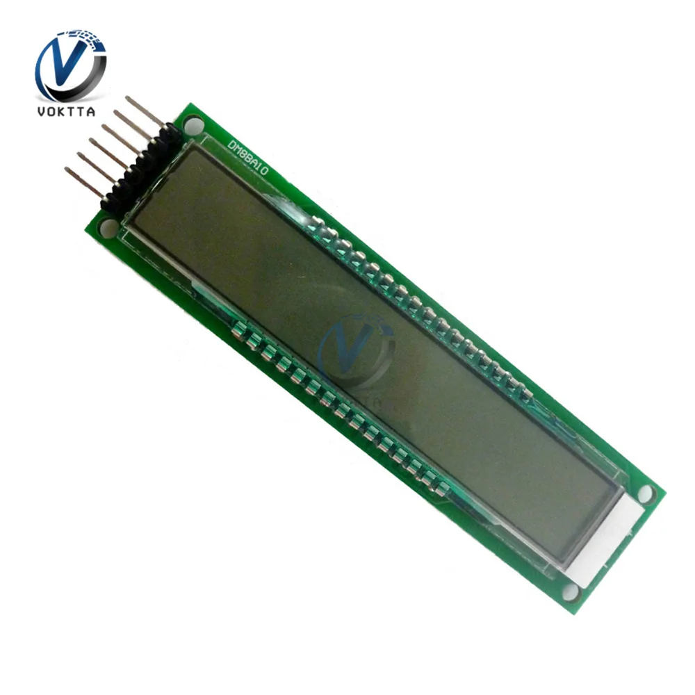 Modulo LCD schermo blu 10 Bit 16 segmenti Display LCD modulo pannello DM8BA10 DC 5V TM1622 Chip