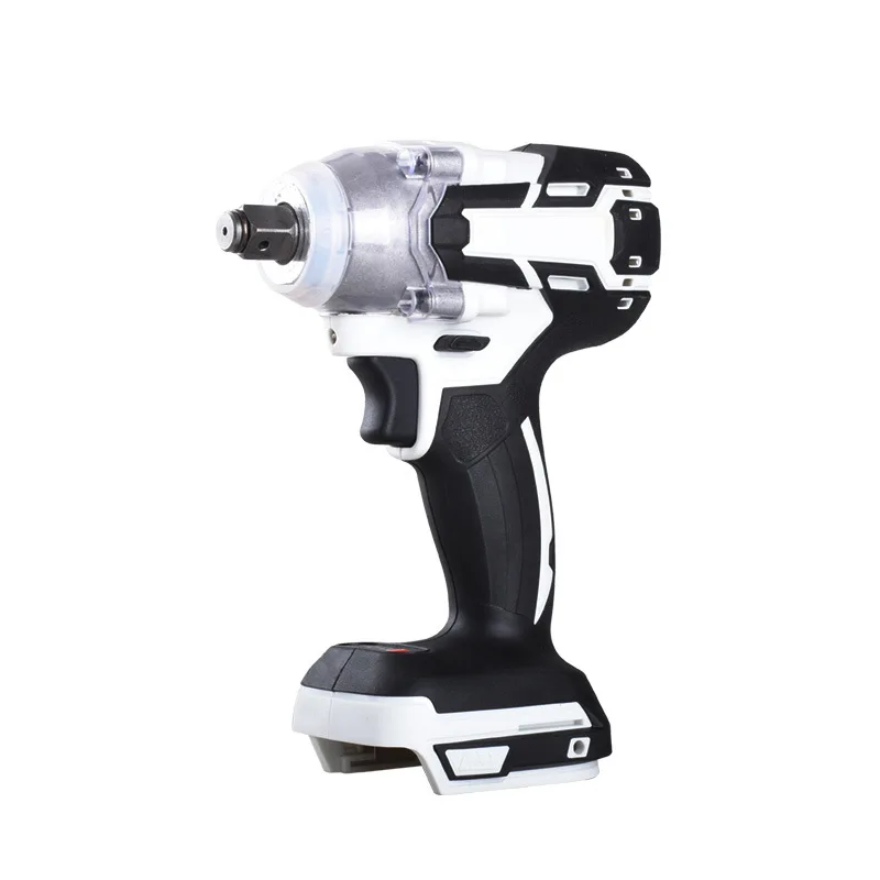 Electric Rechargeable Brushless Impact Wrench Cordless 1/2 Socket Wrench Power Tool