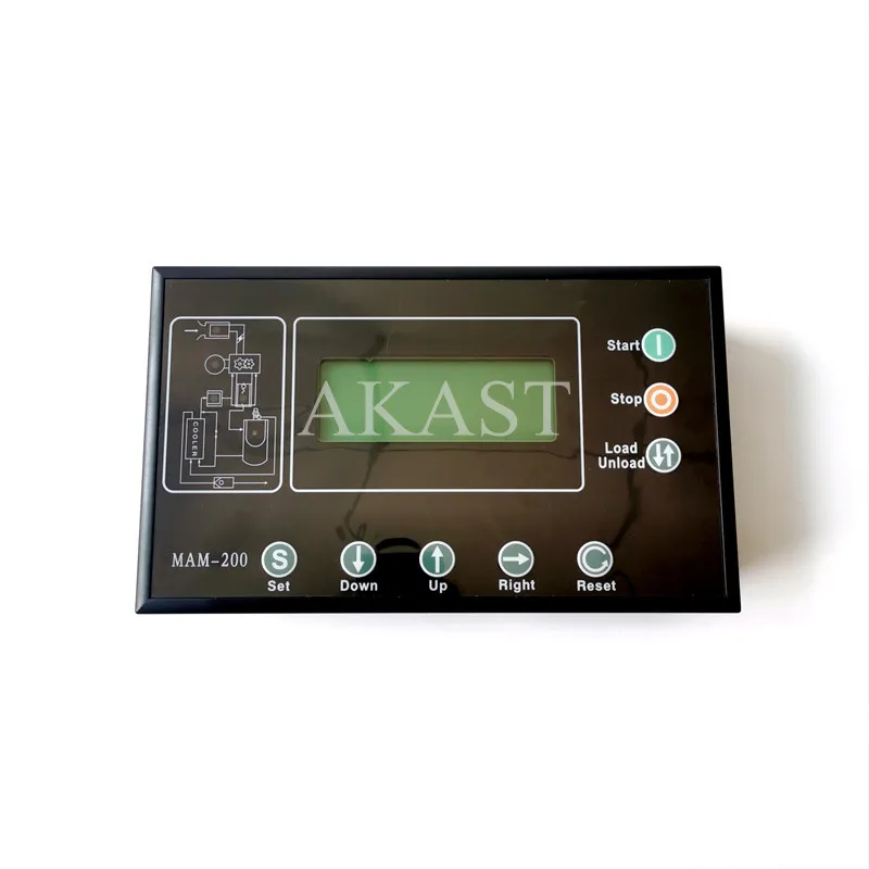 Imagem -03 - Substituição do Painel do Controlador do Plc Eletronic para o Controle do Compressor de ar do Parafuso Mam200 b Mais Mam-ky02s B40a 100a 200a 400a