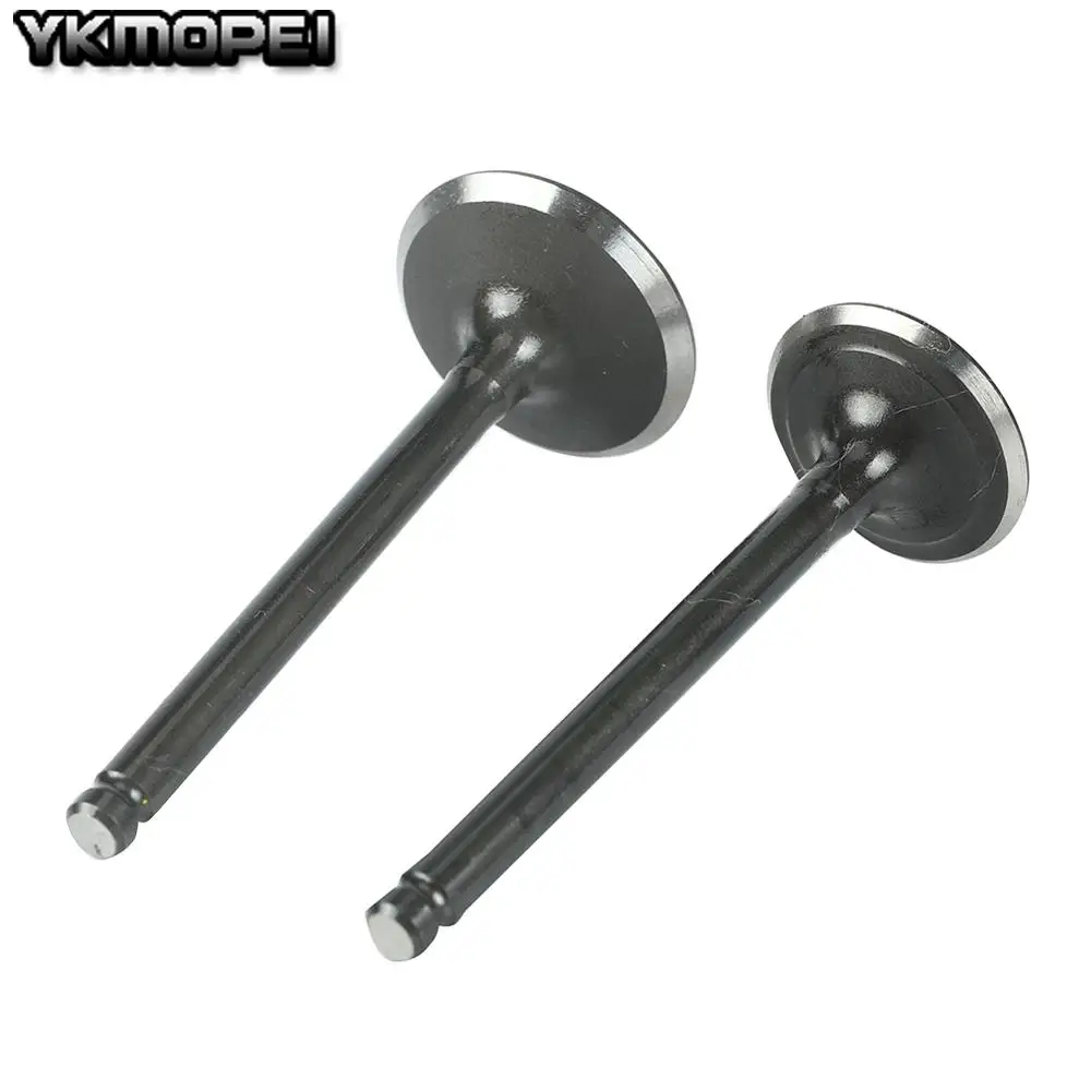 Motorcycle Intake exhaust valves Pair For 52.4mm Bore lifan 125cc Horizontal Engines Dirt Pit Bike Monkey Bike Atv Quad Go kart