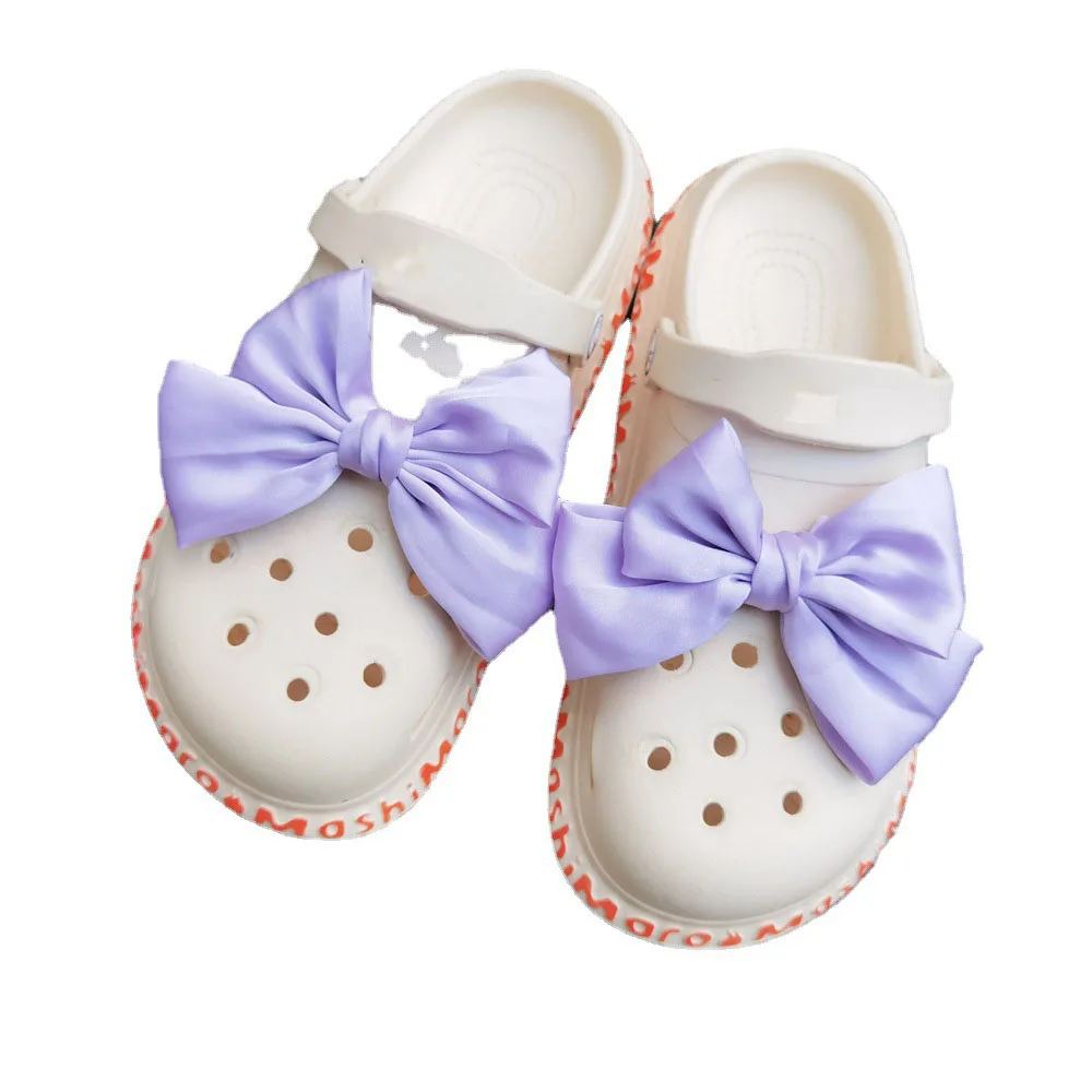 1pcs muci-color Shoe Decoration Buckle Charms Accessorie pin bowknot case bag DIY Combination for clog wholesale drop shipping image 5