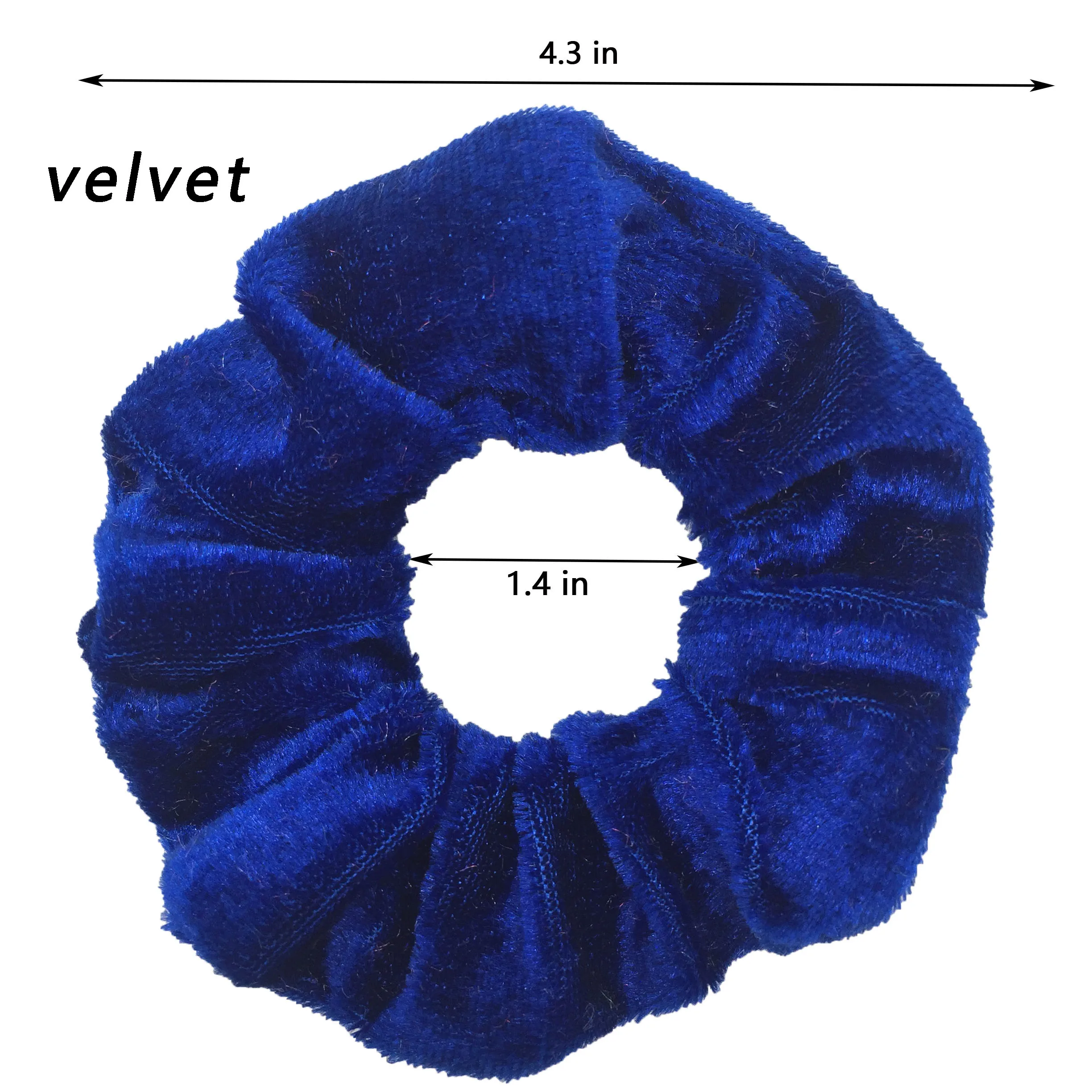 10/6pcs Velvet Scrunchies Hair Ties Accessories Ornaments Elastic Bands Tiara Woman Vsco Head Dress Headwear for Girl Solid pack