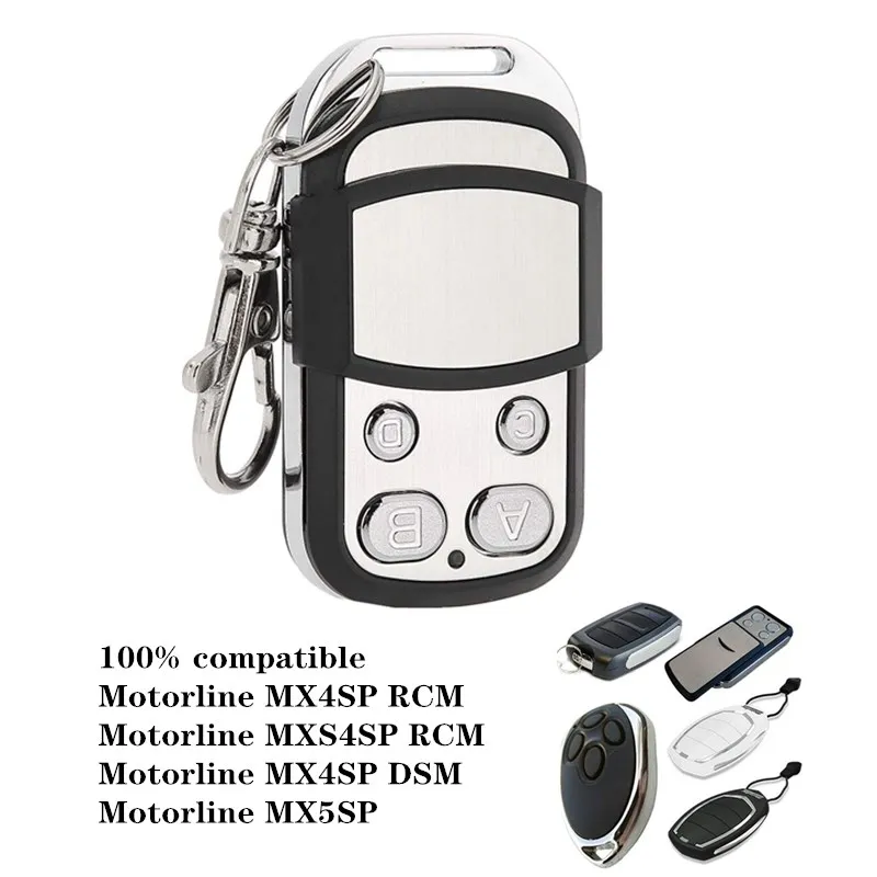 Imagem -03 - Controle de Garagem para Motorline Mx4sp Rcm Mxs4sp Rcm Mx4sp Dsm Mx5sp 433.92 Mhz Portão Comando Transmissor