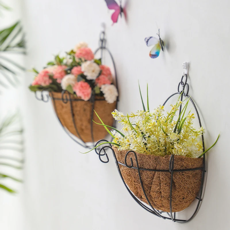 

Ins artificial flower indoor home living room study wall decoration Nordic style creative wall Pendant