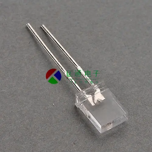 

2A5RUC12 LED light-emitting diode 2*5*7 square white hair red highlight short foot 257 high red 257 red light