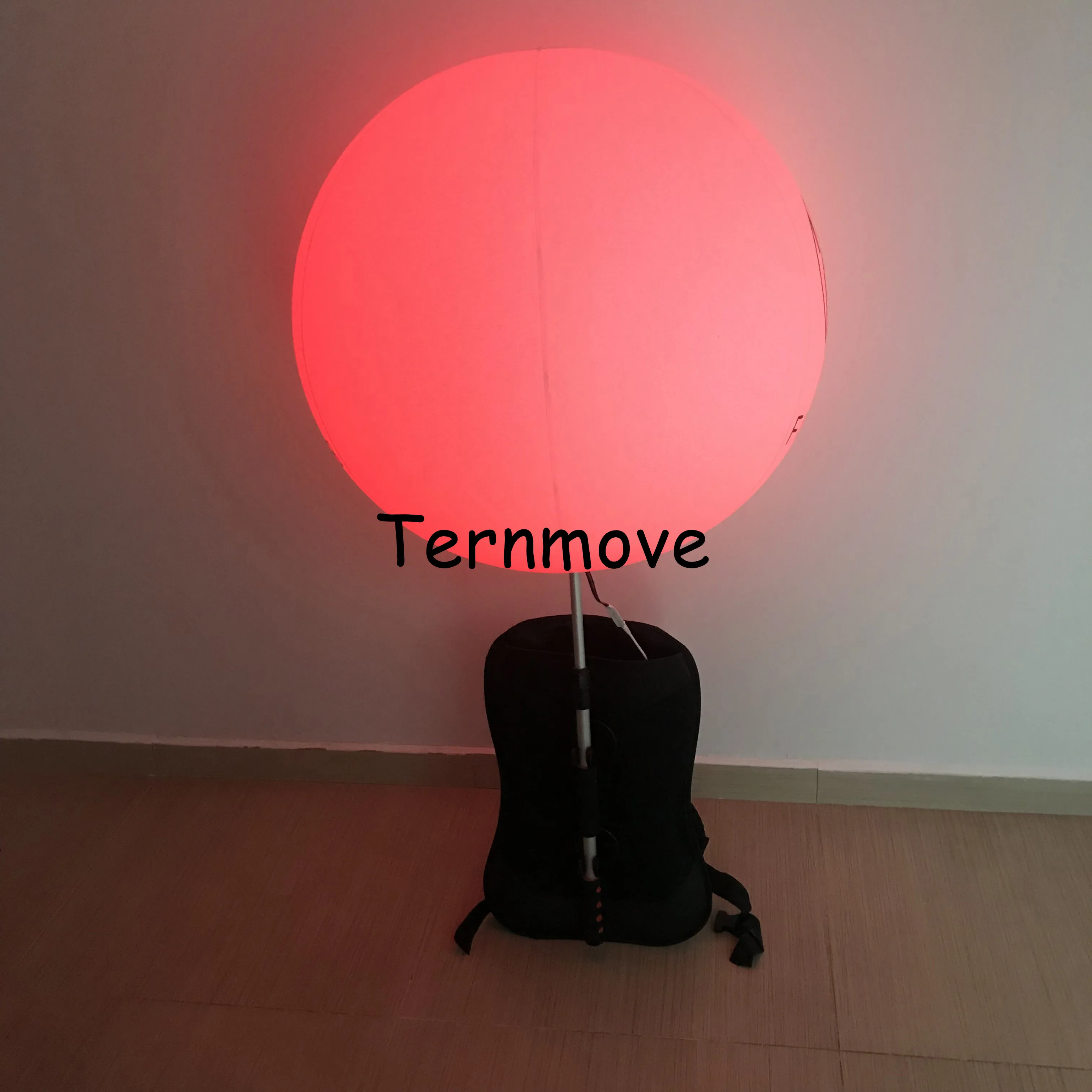 LED Glow Walking Advertising Backpack Balloon Lighted Inflatable Backpack Balloons with RGB Led Light Party Decorations