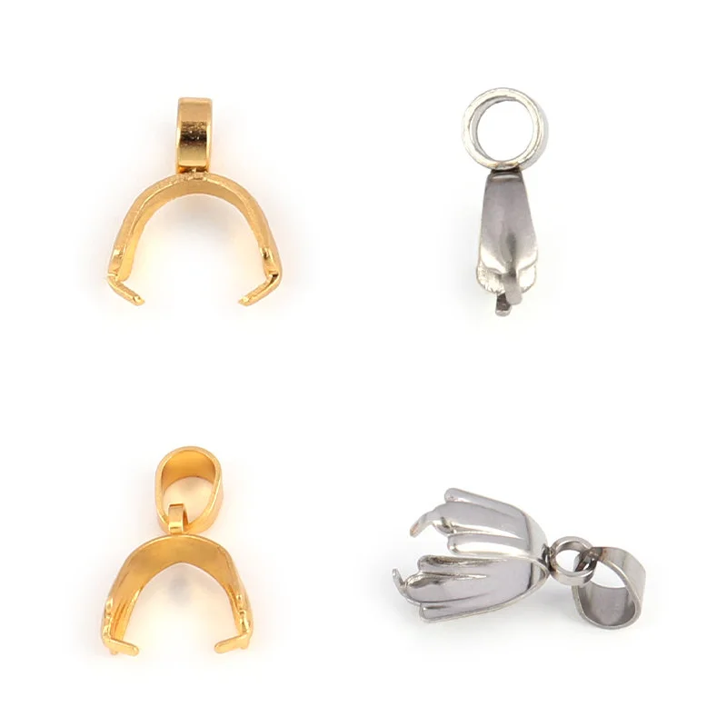 

Stainless Steel Jewelry Findings Clip Clasp Melon Seeds Buckle Clasp Clips Connectors For DIY Jewelry Making Necklace Supplies