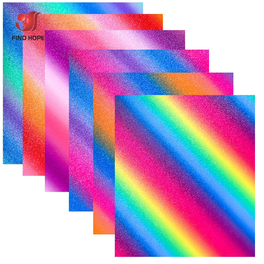 6 Assorted Colors Self Adhesive Vinyl Film Sheets for Most Kinds of Cutting Machines Car Decal Deco Sticker & Scrapbooking Craft