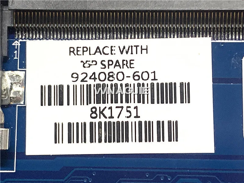 HP 파빌리온 X360 15-BR 15T-BR 노트북용 마더보드, 924080-601 924080-501, 16883-1 448.0C108.0011, 4GB i7-7500