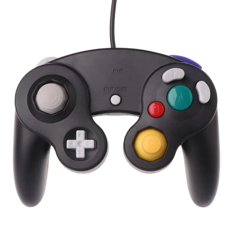 Game Controller GameCube Gamepad for WII Video Game Console Control with Port Comfortable Feel and Precise Control