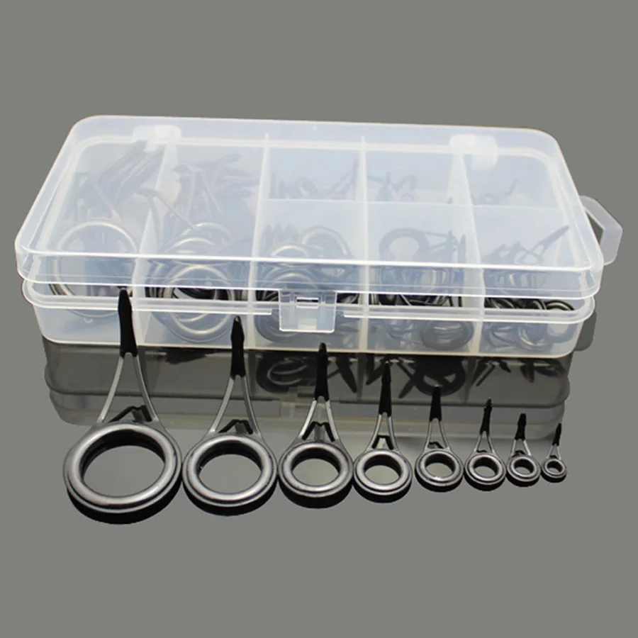 Kit puntas guía caña pescar – tamaños mixtos y anillos fuertes - imagen 2