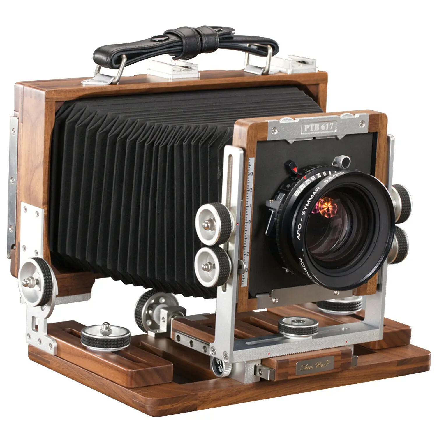 Shen Hao PTB617 Film Camera Black Walnut Wood 6x17cm Folding Large Format Panorama Film Camera