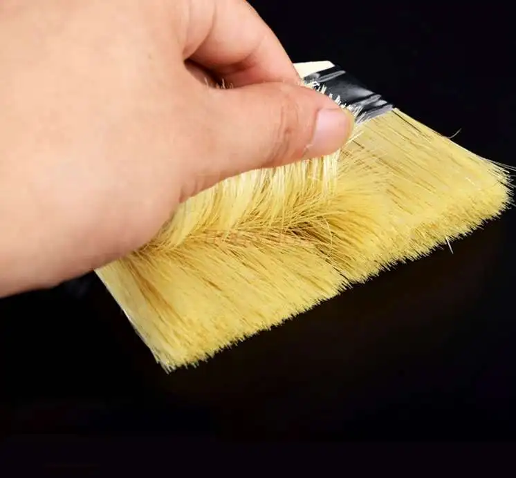 paint brush Paint brush hair brush soft fur cleaning brown hair brush barbecue waterproof household cleaning bristle