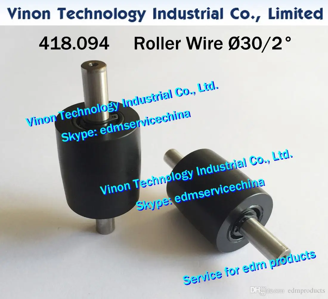 

418.094 edm Roller Wire A515 Ø30mm/2° Pulley wire pick up 30mm-2dg. for Agie AC150,AC170,AC370 machines 24.02.647 edm wear part