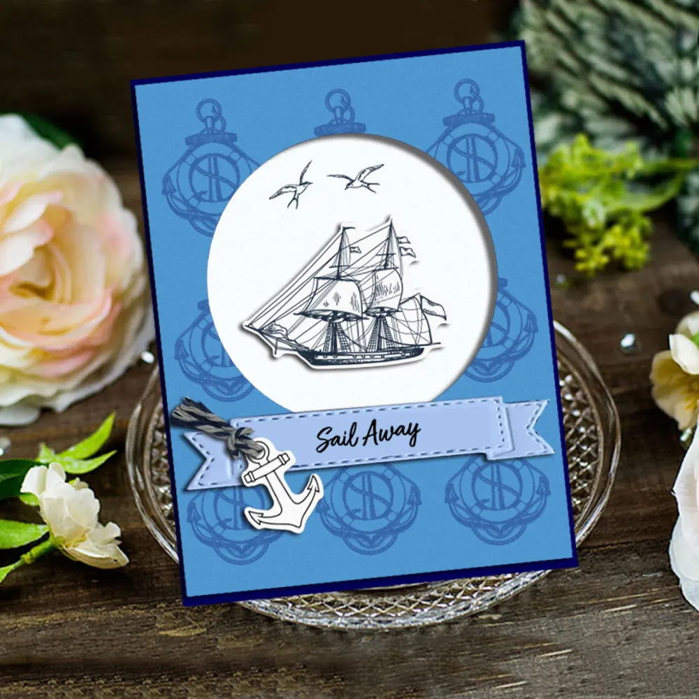 Oceans Seas Clear Stamps Silicone Seal for DIY Scrapbooking Card Rubber Stamps Making Photo Album Handemade Crafts Decoration