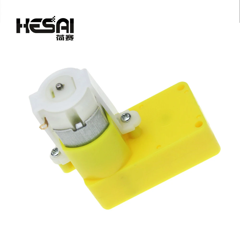 قطعة واحدة محرك TT/محرك التباطؤ/علبة التروس/محرك موجه تيار مستمر لعبة سيارة روبوت 6 فولت بيند من الترس الأحادي المحوري #2