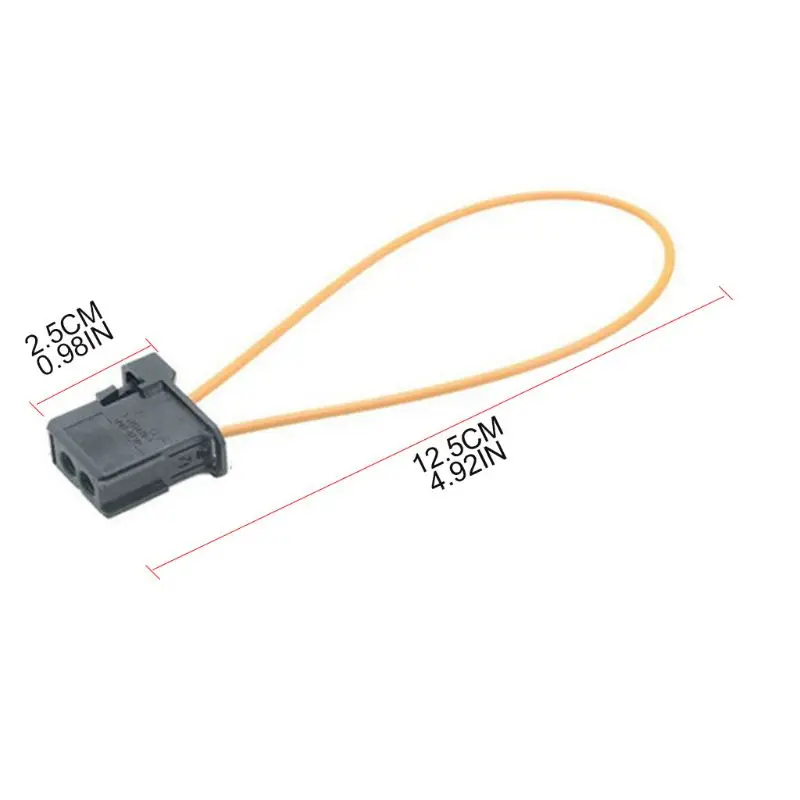 Car Fiber Optical Optic Loop Bypass Female Male Adapter Short Circuit Test/Bluetooth Repair Loop Connector For Audi BMW