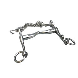 Wey mouth Bit Edelstahl verbessert Medium Port Mund Englisch Pferd Bits Pferde Equestrain5 Zoll